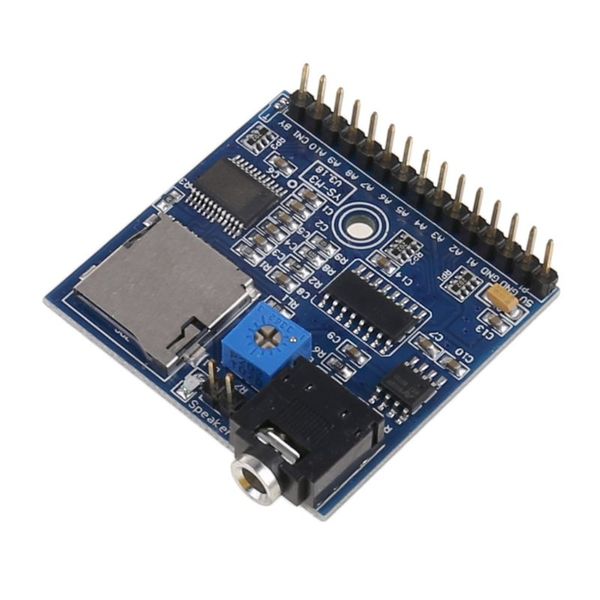 

dc 5v mp3 voice player module sd/tf voice broadcast trigger player + 2 ports