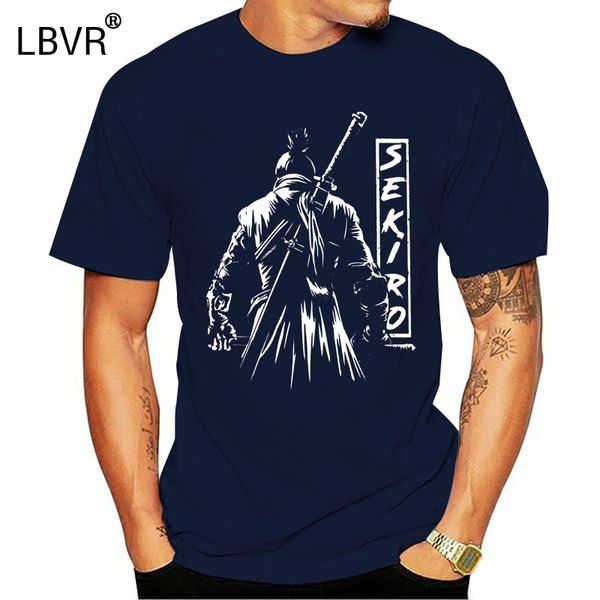 

ps4 game sekiro t shirt shadows die twice the one-armed wolf tee shirt for male retro homme tee shirt 100% cotton
