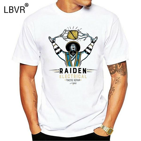 

raiden electronics mortal kombat game shirt short sleeve cotton t-shirt women and men