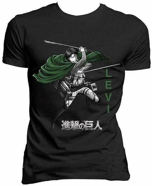 

атака на titan - леви - официальный mens t shirt (1