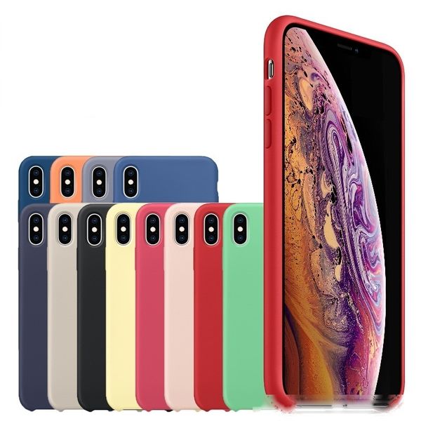 

office liquid silicone case cover for iphone 11 11 pro 11 pro max xr xs max 6 6s 7 8 plus blister retail pack 100pcs/lot