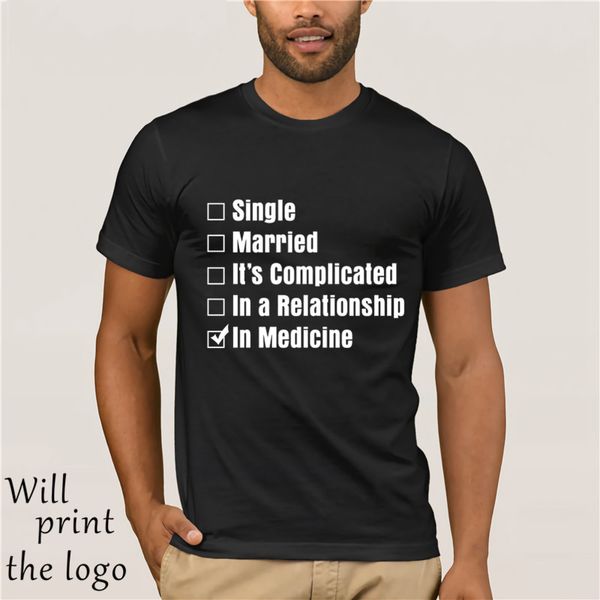 

single married in medicine relationship checklist t-shirt