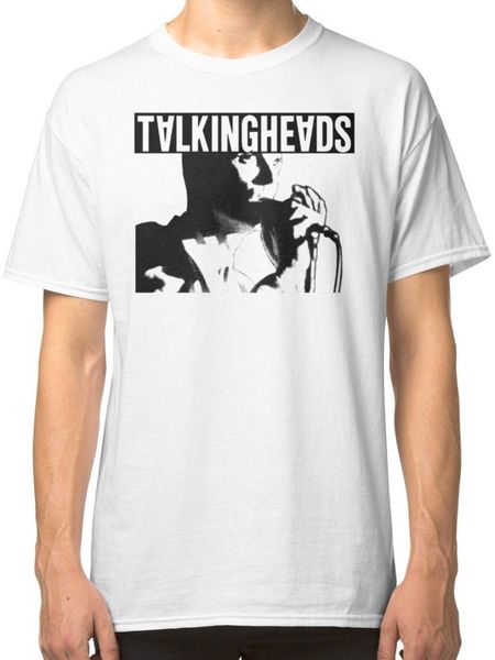 

elio talking heads white tees shirt clothing printed t shirt men cotton t-shirt new style print tee shirt for male