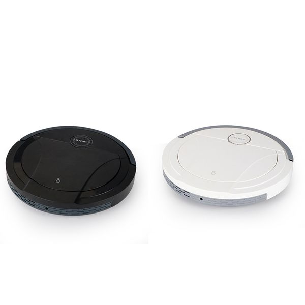 

robot vacuum cleaners cleaner 1800pa powerful suction 3 in 1 pet hair home dry wet mopping cleaning charge mini white