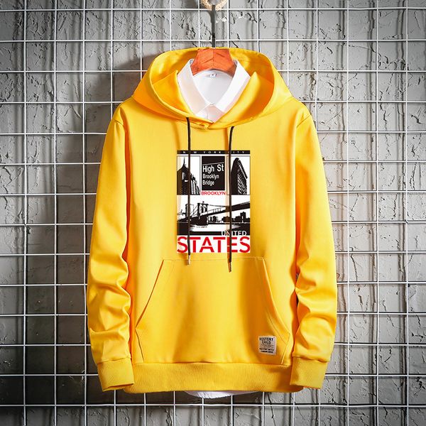 

hoodie suit zipper sweatshirt New Men's hooded long sleeve pullover spring fashion brand printed casual sweater
