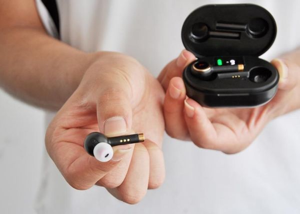 

new tws mini wireless headphone waterproof noise reduction sports bluetooth 5.0 headset game earphone earbuds built-in microphone call