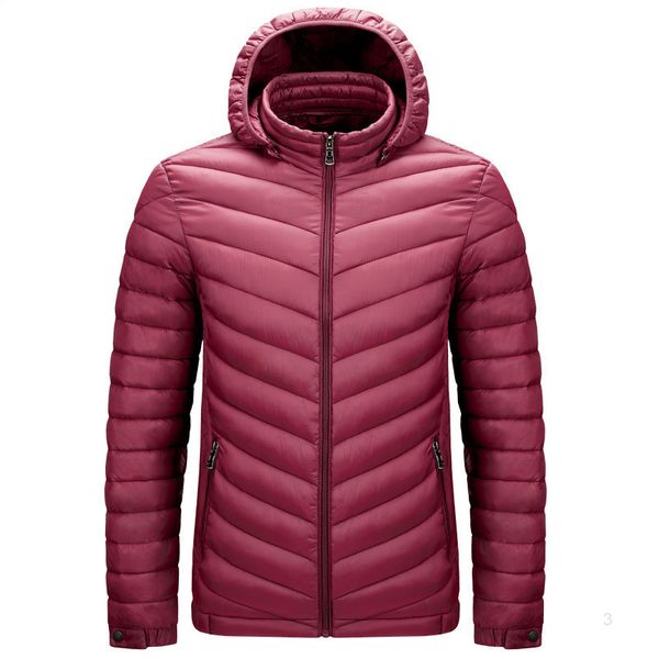 

men's winter warm outdoor down jacket fashion skgbab, Black