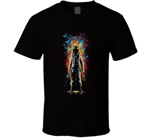

2019 male selling subconscious inner space outer space astronaut t shirt t-shirt tshirt tee summer tee shirt