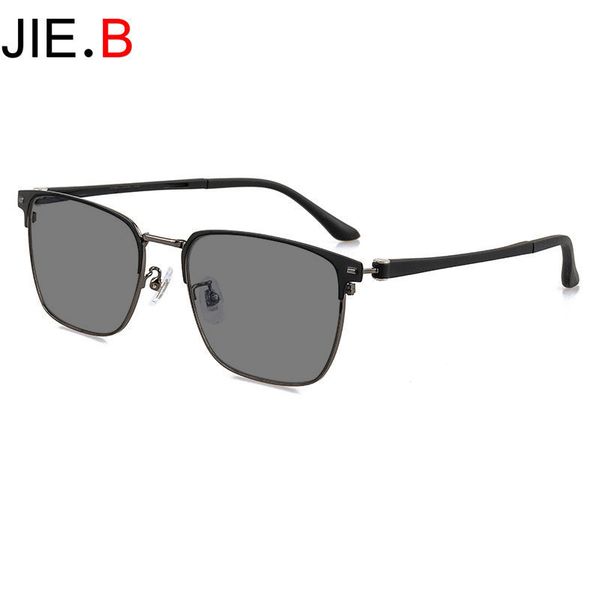 

high-end color reading glasses new fashion men and women business full-frame glasses frame multi-function lens sunglasses, White;black