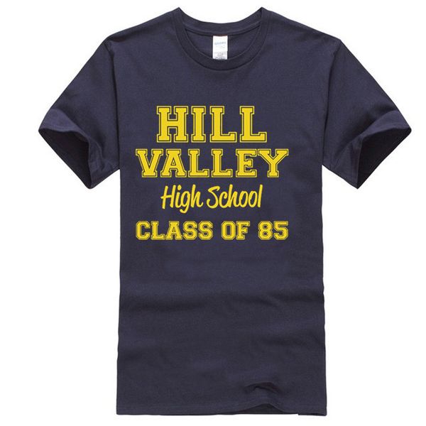 

hill valley high inspired by back to the future printed t-shirt