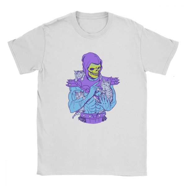 

midnite star men's skeletor masters of the meowniverse t shirt he-man and the masters of the universe cotton clothing plus size