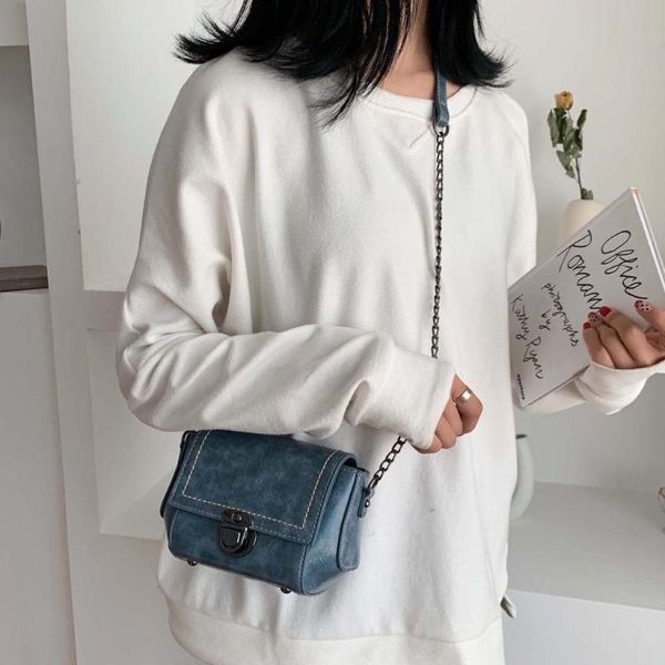 

women 2020 new retro shoulder bag messenger bag chain small square luxury handbags women bags designer bolsa feminina
