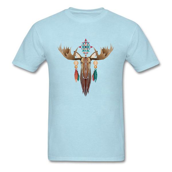 

moose преобладающее мужчины tshirt шею с коротким рукавом 3d printed t shirt перевозка груза падения рождественский подарок футболки light b