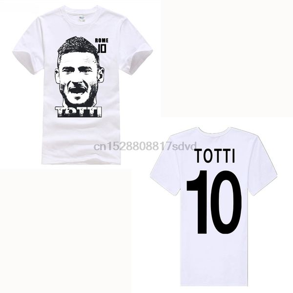 

totti 2020 footballer t shirt roma t shirt cotton men short sleeve tee shirts brand shirts jeans t-shirt classic