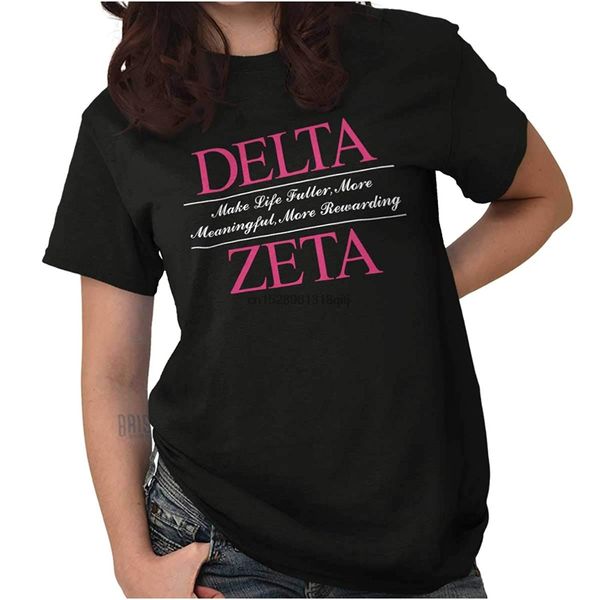 

delta зета мотто sorority греческая жизнь dz t shirt