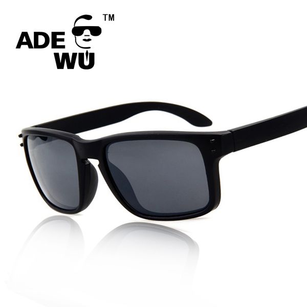 

adewu outdoor fashion brand designer men women sunglasses mirror uv 400 sun glasses male quality is ok masculino, White;black