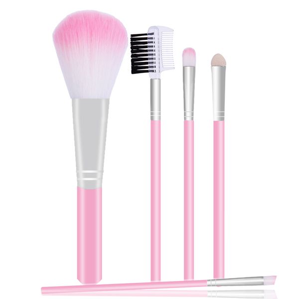 

lamuseland 5pcs/set makeup brush face pink brush #1406