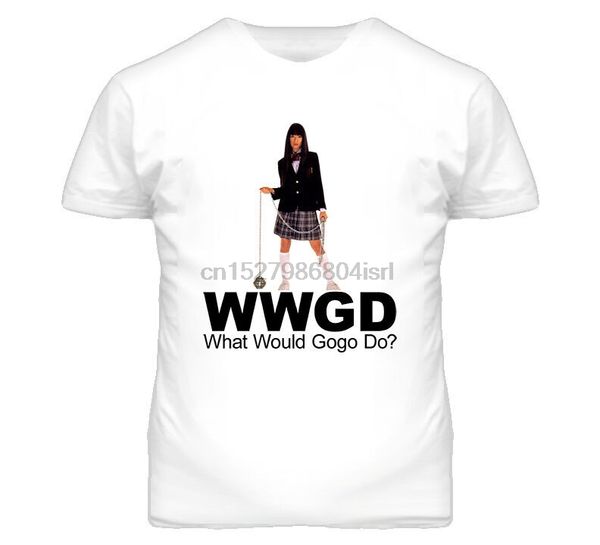 

what would gogo do yubari kill bill movie white t shirt
