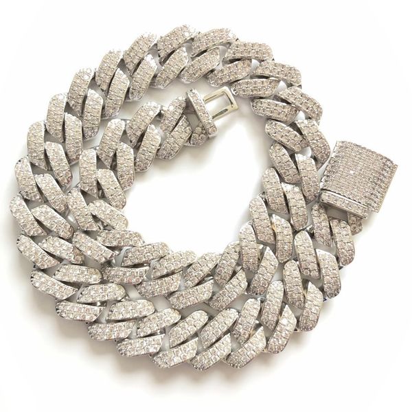 

Prong setting cuban link chain