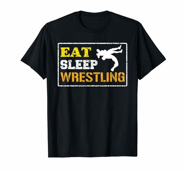 

eat sleep pro wrestling t shirt 6966
