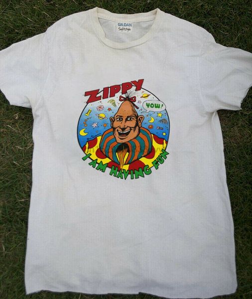 

new zippy the pinhead untru vtg ultra rare find usa size s - 3xl t shirt reprint