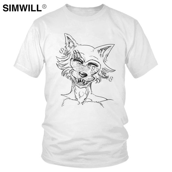 

trend beastars тенниска mens дышащий eco cotton t shirt круглым воротом с коротким рукавом животных волк аниме furry манга t-shirt одежда