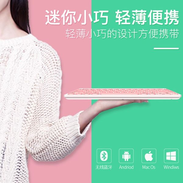 ultra-thin and portable wireless bluetooth keyboard gaming keyboard with holder foldable wireless keypad for iosandroid/windows
