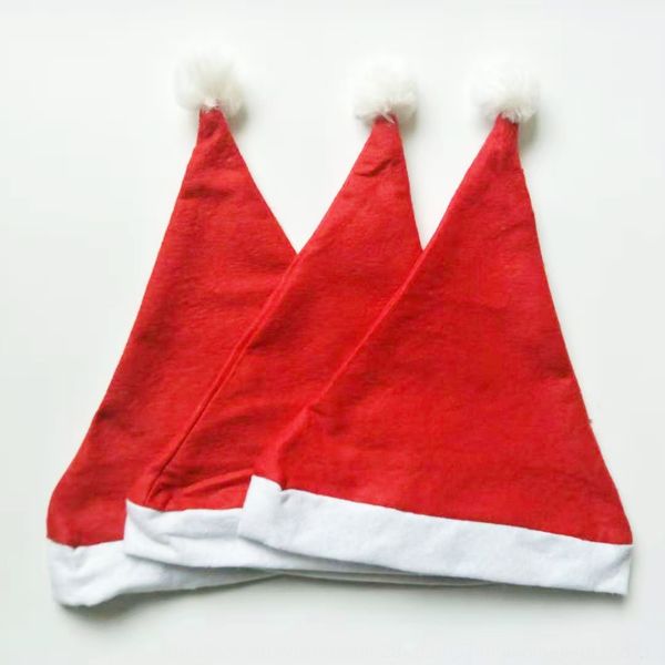 

children's non-woven cap christmas christmas hatsanta claus hat kindergarten children's headdress hat ordinary non-woven fabric dq
