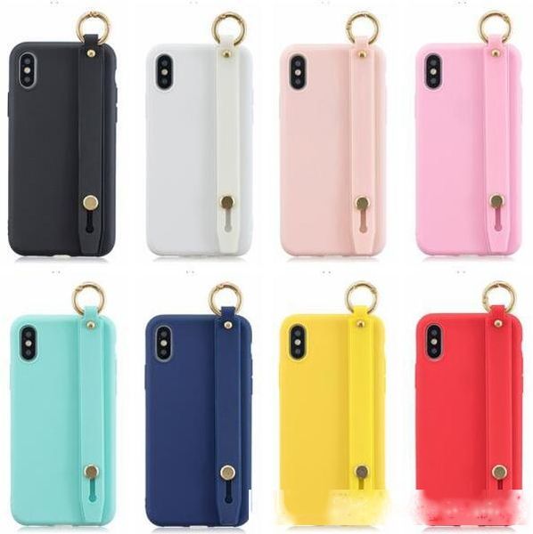 

wrist band strap holder soft tpu case for samsung s10 5g s10e m10 m20 m30 a10 a20e a30 a40 a50 a60 a70 a80 push wrist grip strip phone cover