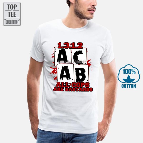 

ultras hooligans t shirt s xxl tarrace lads fan footballer anonymous all cops are 100% cotton letter printed t shirts