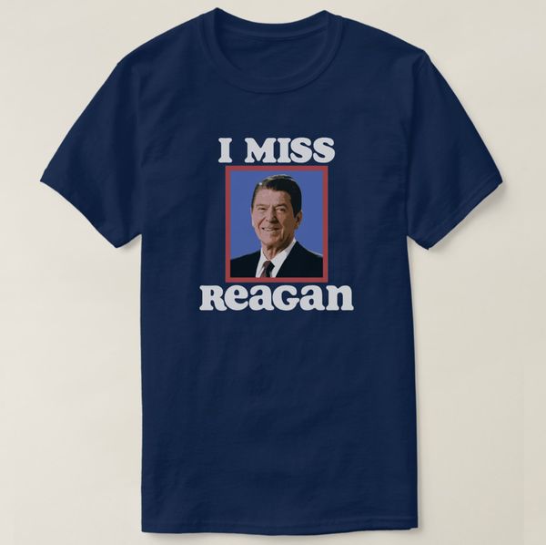 

2019 printed men t shirt cotton short sleeve i miss reagan t-shirt (2) women tshirt