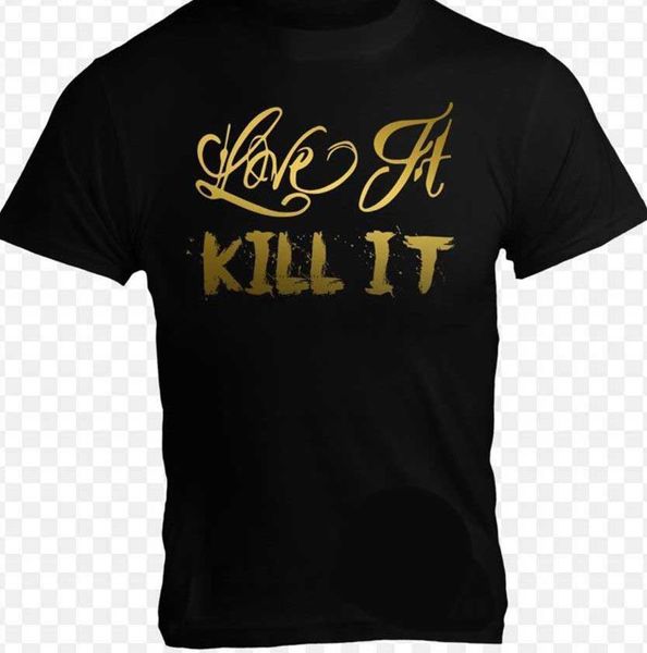 

love it kill it bodybuilding health gymer boxings muay thai taekwondo tees new 2019 fashion t shirt men men high quality