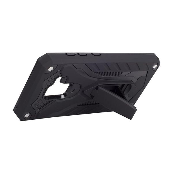 

military grade phone case for samsung a8 plus 2018 12ft. drop tested protective case with kickstand support wireless charging