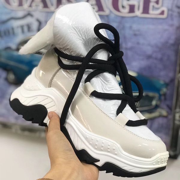 

bottes femme new winter shoes women's snow boots genuine leather keep cross-tied snow boots botas mujer, Black