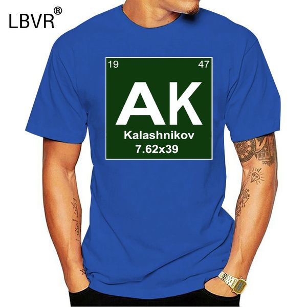 

2020 fashion style casual short sleeve for men clothing summer ak kalashnikov 7.62x39 customize tee shirts