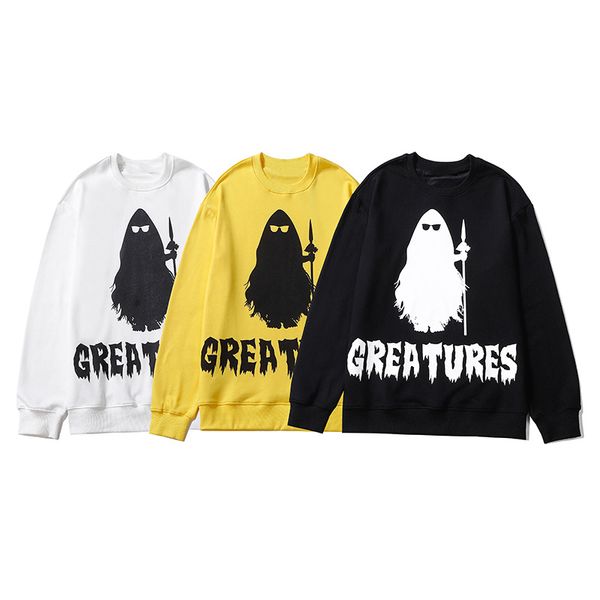 

fashion men's hoodie 2020 autumn winter fashion women printing casual grace sweater long-sleeved size m-2xl, Black