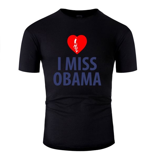

дизайн i miss obama tshirt мужчины хлопок мужские футболки круглый воротник негабаритных s-5xl