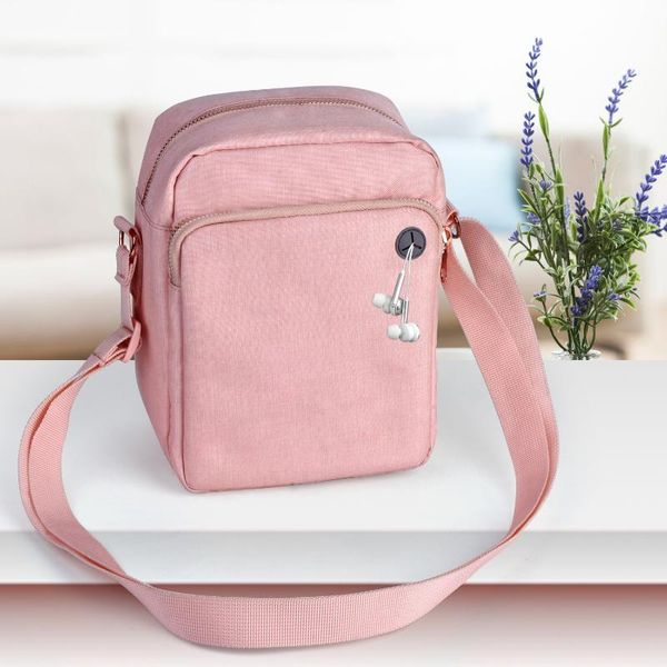 

outdoor bags sports shoulder for women men gym crossbody bag with headphone plug running walking climbing wallet phone