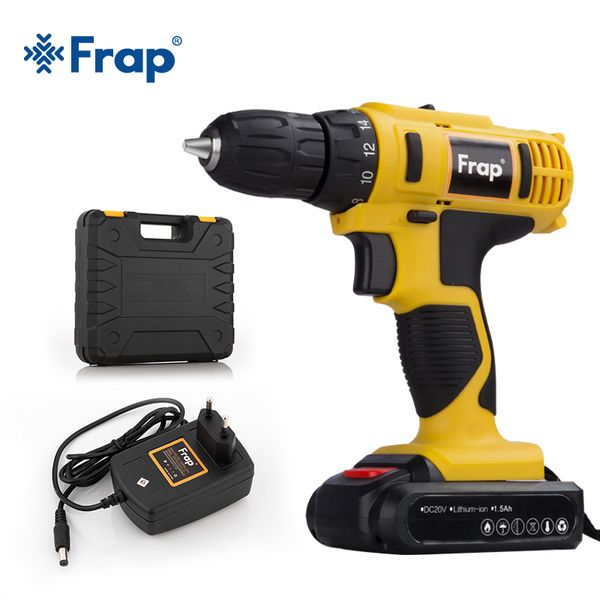 

frap electric screwdriver cordless drill 18 v max mini wireless power driver power tools screwdriver electric drill yhd-618