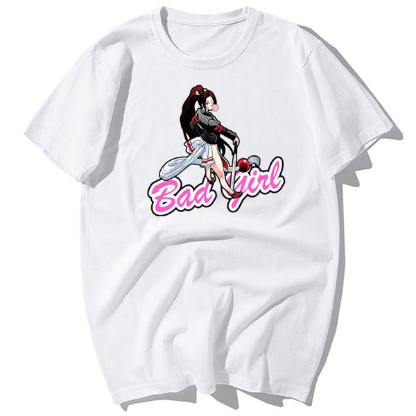 

мода kawaii anime милые девушки bad girl печати футболка мужская summer casual 100% хлопка с коротким рукавом футболка harajuku streetwear