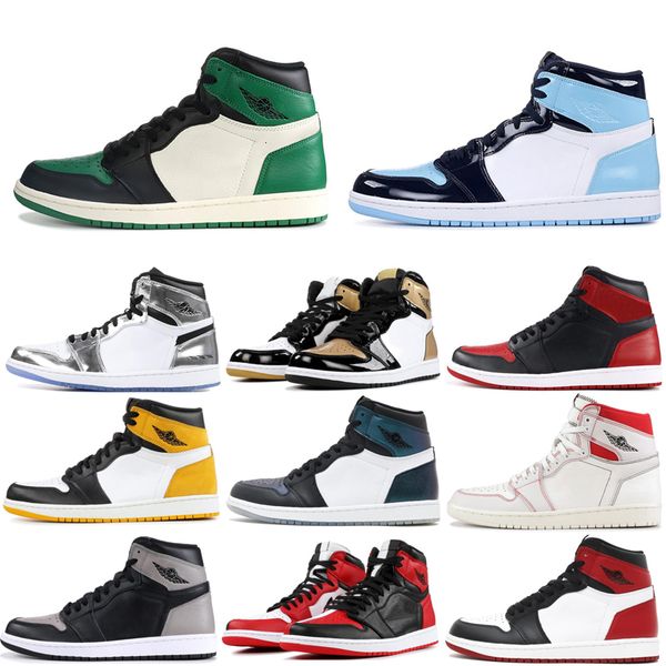 

1 1s basketball shoes mens sneaker triple white pine green momage to home bred black toe banned not for resale outdoor sports 7-13
