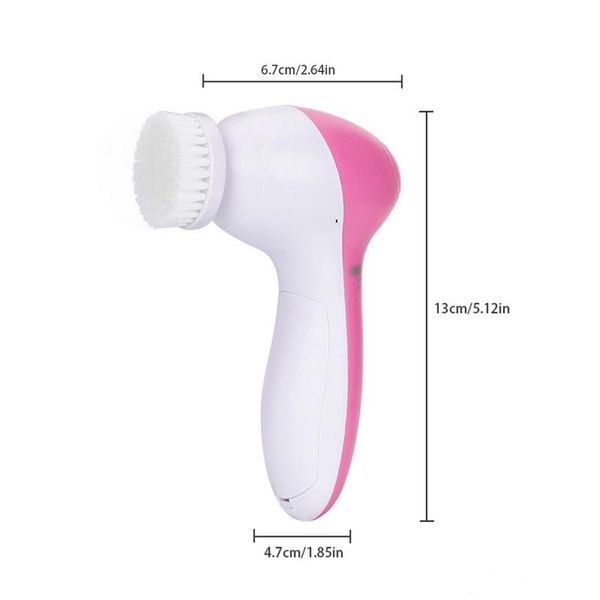 

5 in 1 wash machine electric cleansing brush household cleansing instrument wash massage head pores cleaner home gifts