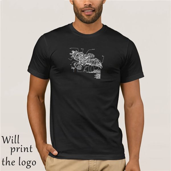 

summer short sleeves fashion t shirt firefly serenity diagram men's black t-shirt