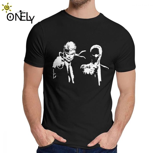 

man's t-shirt game metal gear solid comfortable round neck print t shirt