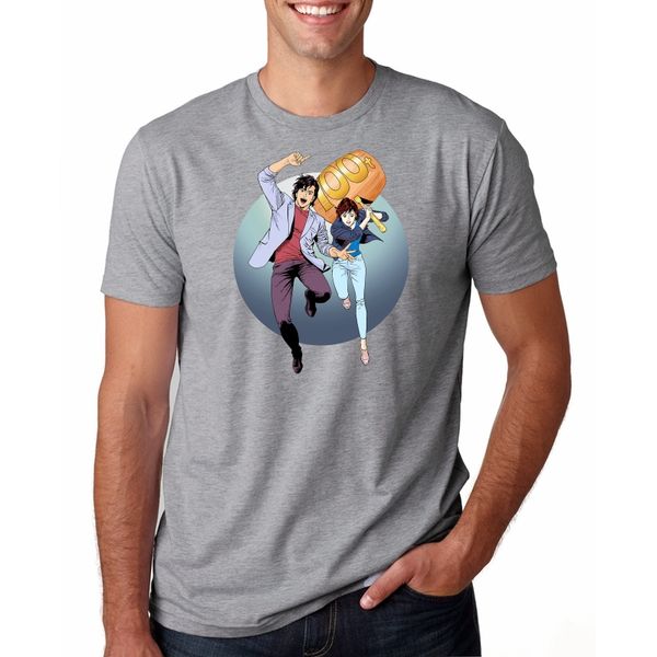 

ryo saeba is a lascivious city hunter t shirt anime manga funny novelty casual t-shirt pop style skate men men tee