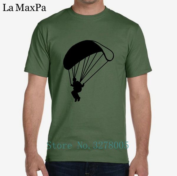 

customize men's t shirt clothes parachute jumping t-shirt for men outfit cotton tshirt 2018 o-neck tee shirt homme famous