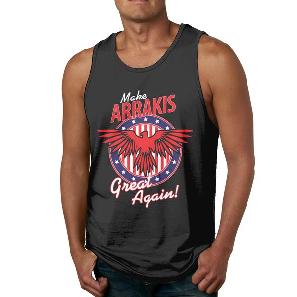 

cartoon cottondune make arrakis great again tank classic round neck tank top