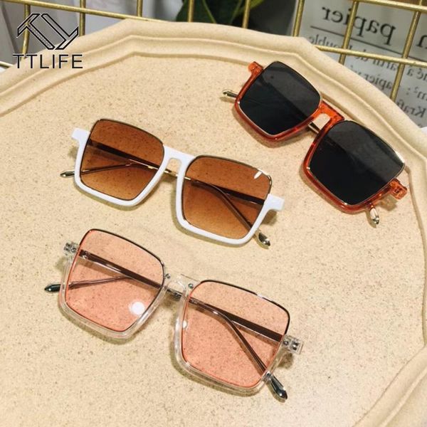 

ttlife sunglasses kids uv400 half frame sun glasses camouflage frame goggle baby boys girls lovely sunglass oculos masculino, White;black