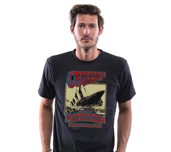 

mens credence clearwater revival t shirt ccr tour shirt festival music shirts men mens classic rock tees rock concert shirts