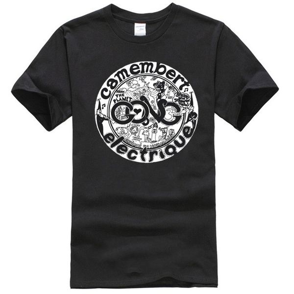 

gong - camembert electrique screen printed tribute t shirt